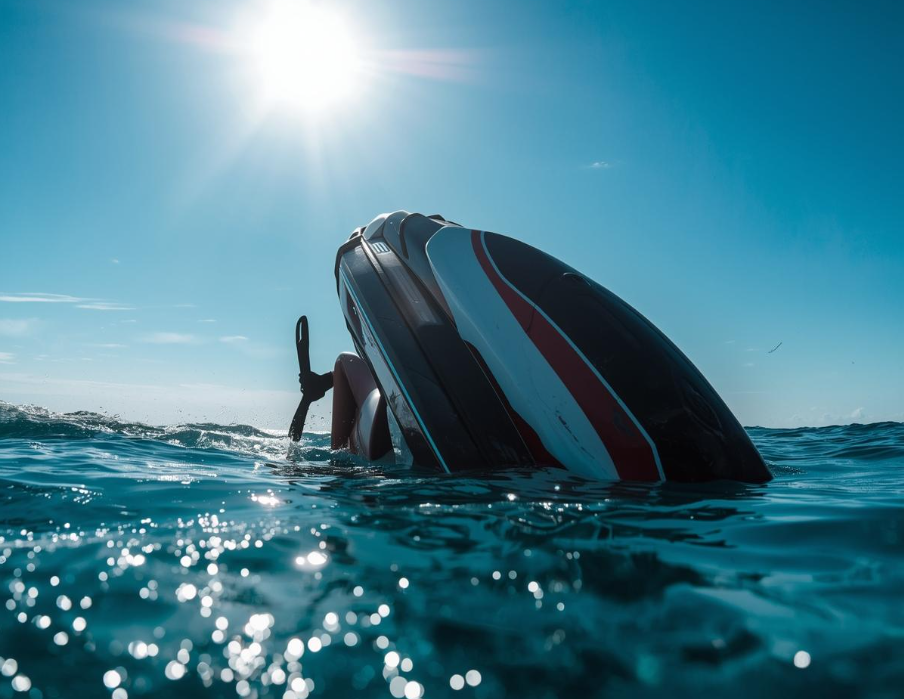 ジェットスキー（水上バイク）が転覆したら？　イメージ画像　