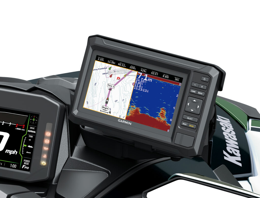 ガーミン製7インチナビ付き魚群探知機 イメージ画像