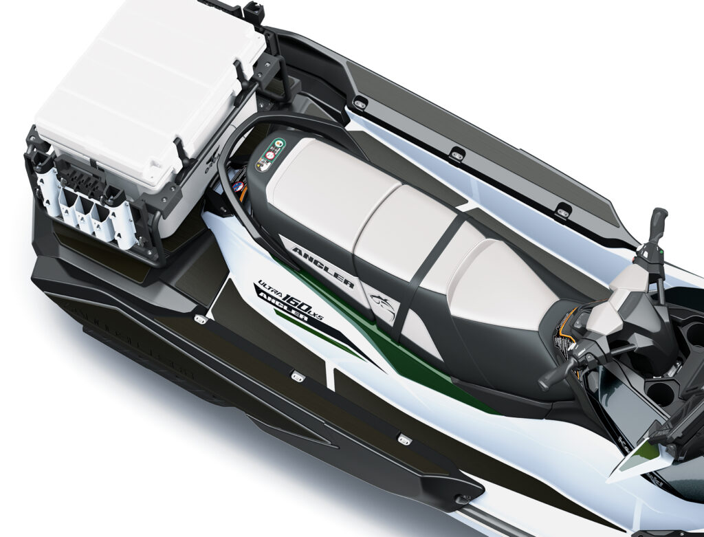 【カワサキ】フィッシング機能を追加した「ULTRA 160LX-S ANGLER(ジェットスキーウルトラ160LX-Sアングラー)」を新発売 専用サイドフロート イメージ画像
